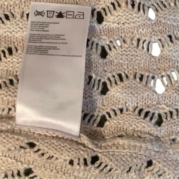 Quiksilver Lightweight Sweater in Natural Beige Size Large - Picture 11 of 14